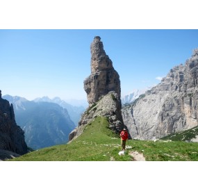 Il Campanile di Val Montanaia visto dal Bivacco Perugini